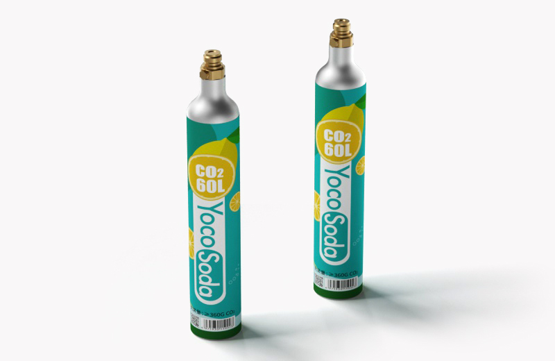 cylinder carbonated soda maker